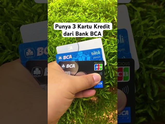 PUNYA 3 KARTU KREDIT DARI BANK BCA