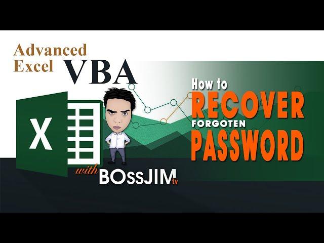 [Tagalog]{Eng Sub} Recover Forgotten Password (.xlsm)