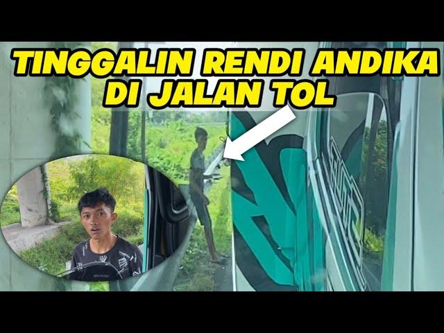 PEMB4LAS4N 10 BULAN YANG LALU, TINGGALIN RENDI DI TOL..