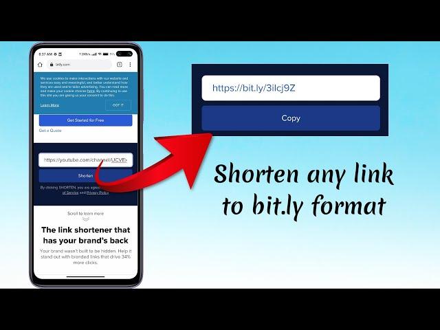 How to shorten any links | How to convert links into bit.ly format