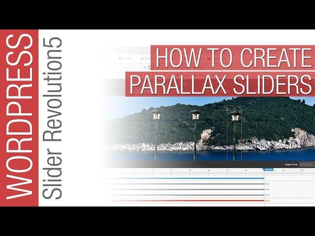 Slider Revolution 5: Creative Multi-layer Parallax Sliders Tutorial