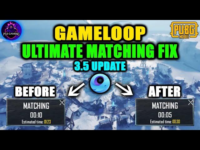 Gameloop Pubg Matching Taking Too Long | Emulator Matching Problem Fix 2024