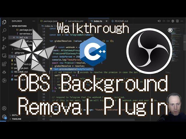 OBS Background Removal Plugin w ONNX Runtime Neural Networks [Code Walkthrough | C++]