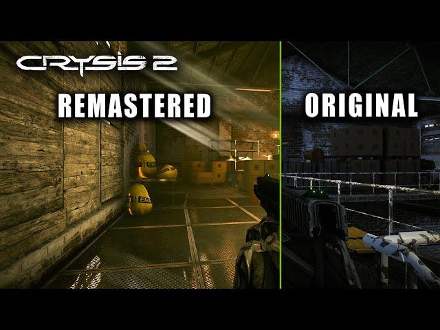 Crysis 2 Remastered vs Original //  PC Graphics Comparison