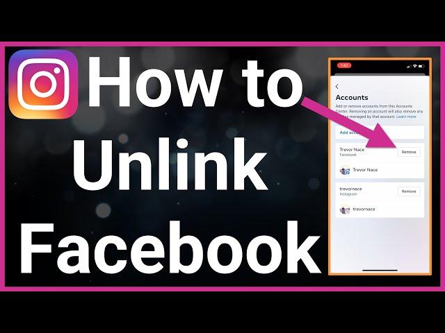 How To Unlink Facebook From Instagram