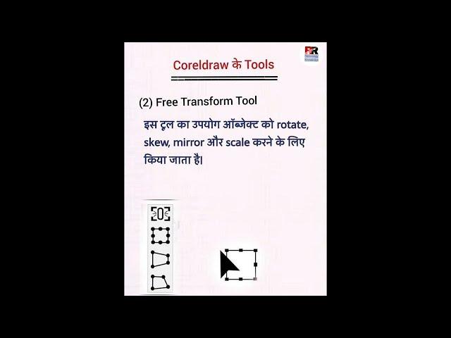 Coreldraw kya hai in hindi। coreldraw के अनुप्रयोग। coreldraw के Tools।