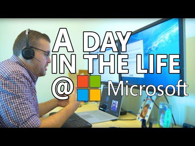 An Average Day in the Life of A Microsoft Employee