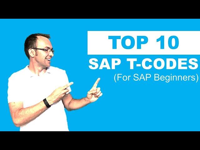 Top 10 SAP Transaction Codes for SAP Beginners [LIVE DEMO]