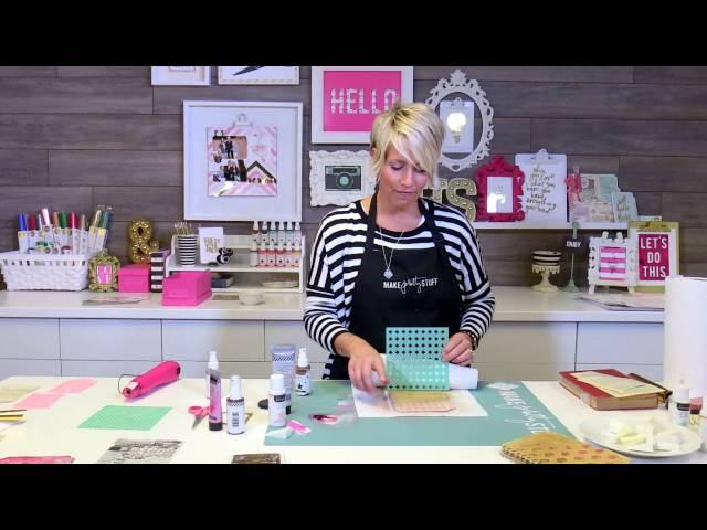 How to Use Texture Paste with Stencils | Lesson 6 | Heidi Swapp