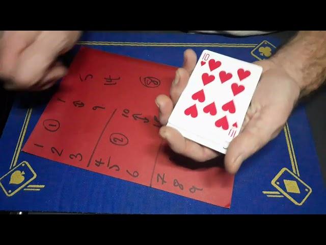 1 of the GREATEST self-working math based card tricks REVEALED!