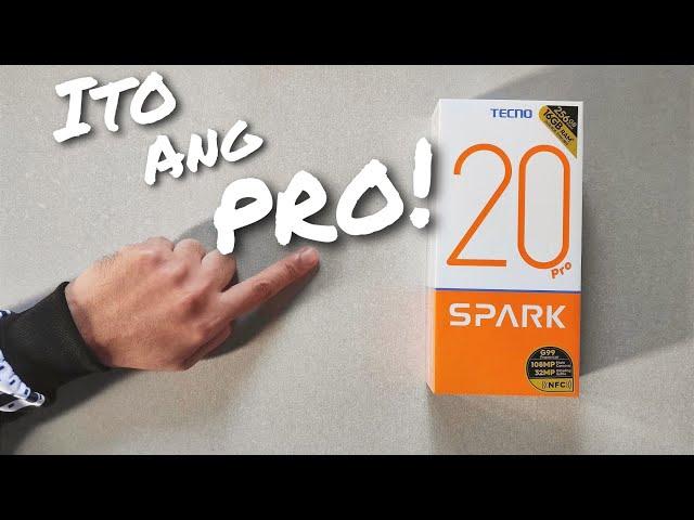 TECNO SPARK 20 PRO REVIEW TAGALOG