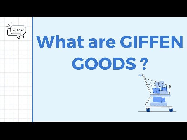 Meaning of Giffen Goods