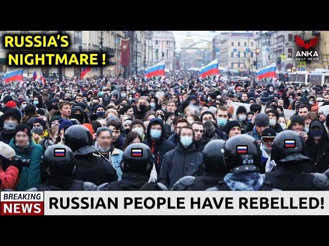 Anti-Putin Demonstrations Are Increasing: Russian Citizens Are Protesting on the Street!