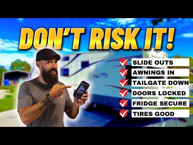 RV Travel Day Checklist  Full Hitching Up Process and Camp Breakdown for a SAFE Travel Day