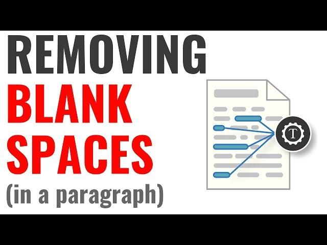 How to remove blank space between words in justified paragraphs