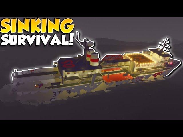 CRASH & SINKING SHIP SURVIVAL! - Stormworks: Build and Rescue Multiplayer Gameplay