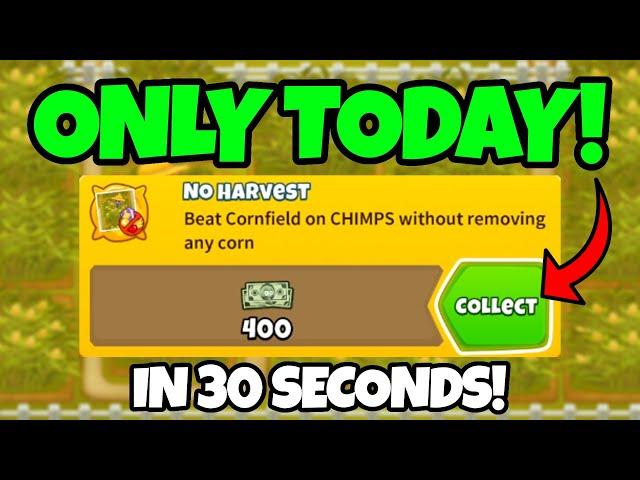Get The NO HARVEST ACHIEVEMENT In Under 30 Seconds (ONLY TODAY!)