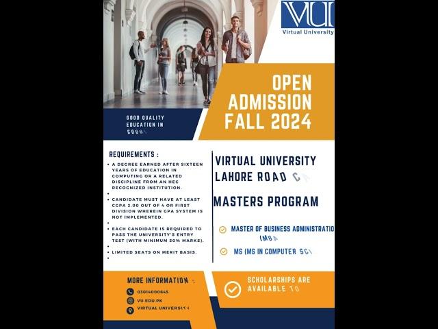 Master program Admission Open 2024 #interview #vuhelp #podcast