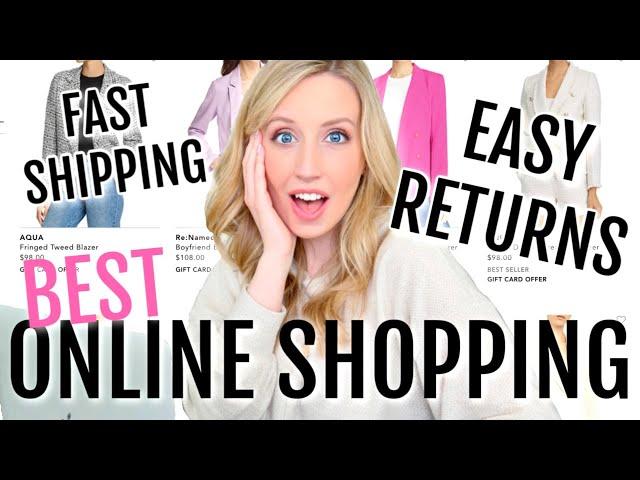 7 BEST Online Clothing Stores with FAST SHIPPING + EASY RETURNS + TRENDY SELECTION