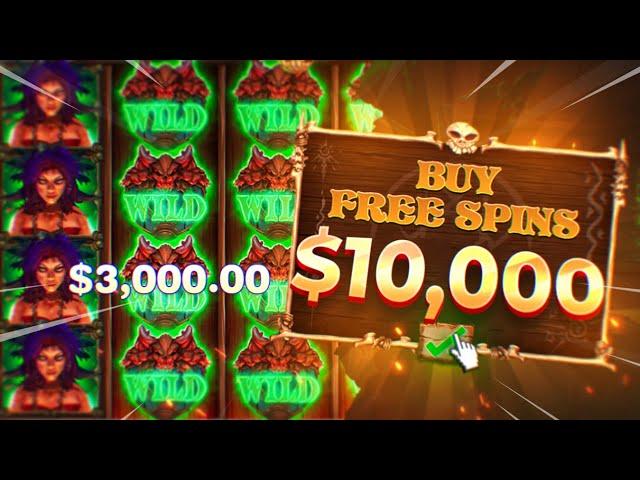 Buying a $10,000 Voodoo Magic Slot Bonus (10K Bonus Buy Series #10)