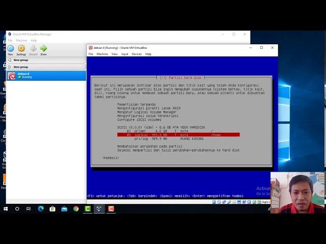 TUTORIAL INSTALL DEBIAN 8 DENGAN VIRTUALBOX