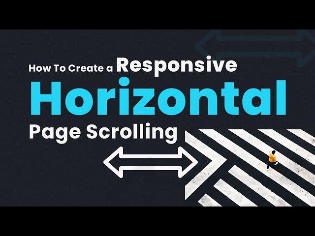 How To Create a Responsive Horizontal Page Scrolling | Javascript