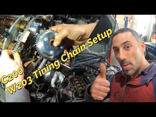 Mercedes C200 W203 Engine Timing Chain How to Replace Step By Step