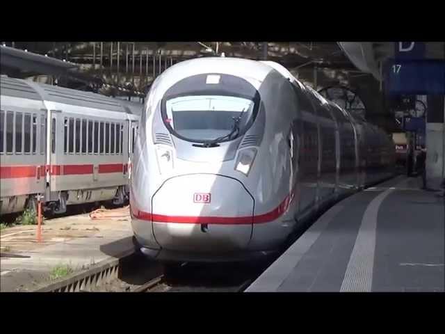 VELARO D (BR 407) mit geilem Sound Ausfahrt aus Frankfurt Hauptbahnhof