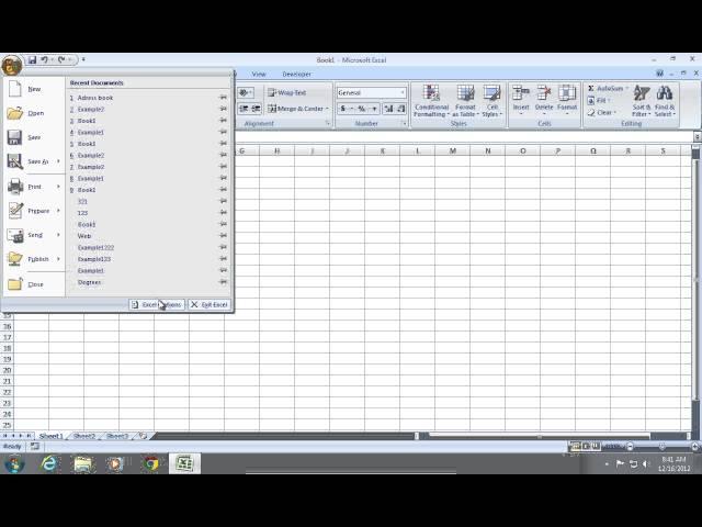 How to enable Excel 2007 Macros