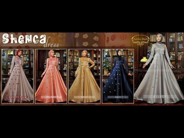 Gaun Pesta Muslim Modern Cantik Elegant 2018 - Hijab Glamour Party Dress