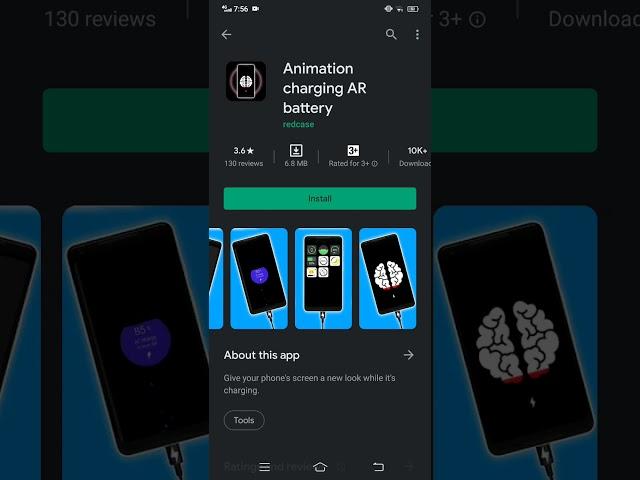 How To Use Animation Charging AR Battery App 2022