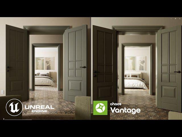 Interior Arch-Viz | Unreal Engine 5 vs Chaos Vantage