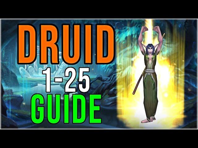 Starsurge LVL 1! Phase One Druid 1-25 Leveling Guide SoD WoW