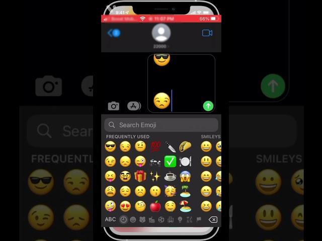 Hidden iphone message emoji hack.