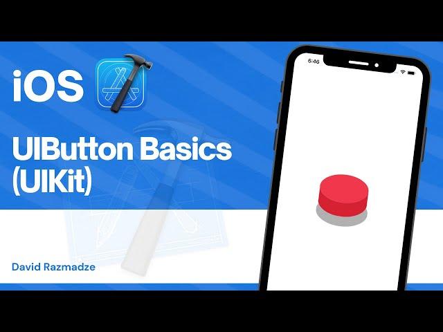 iOS Programming - Basics of UIButton (Interface Builder - Storyboard)