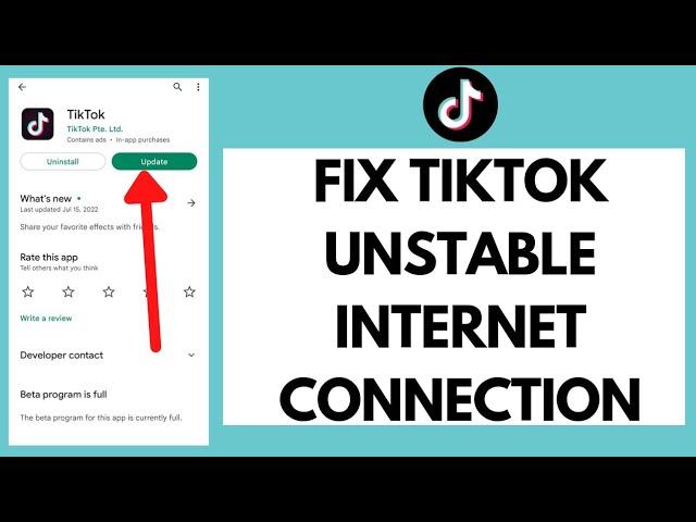 How To FIX TikTok Unstable Internet Connection Error (2022)