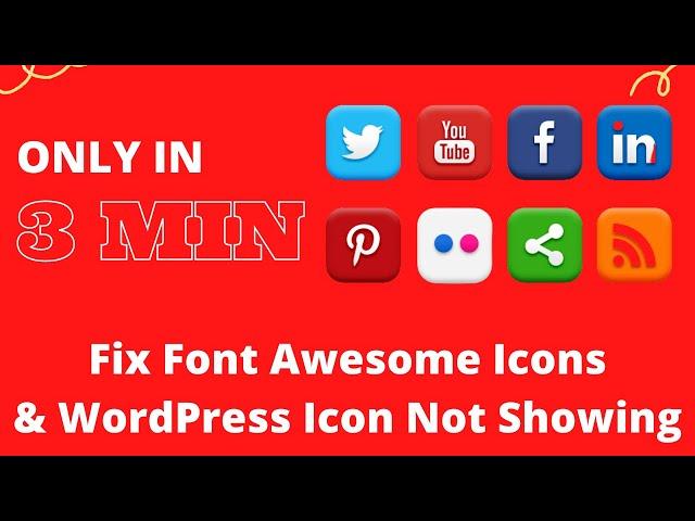 How to fix font awesome icons not showing | Font Awesome Icons not showing | Font Awesome