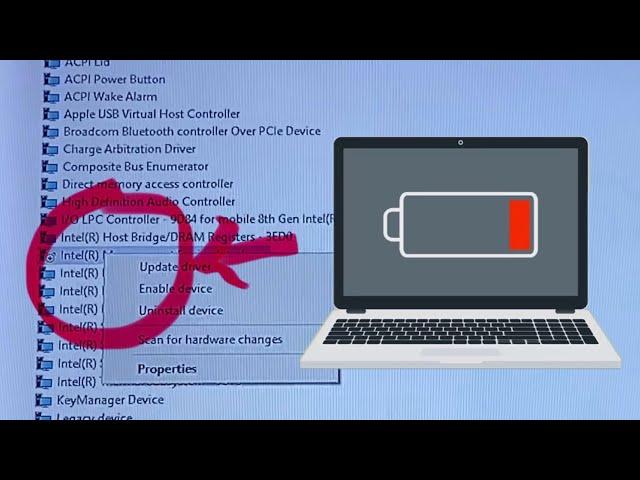 EASY FIX - When your Laptop battery drainss....