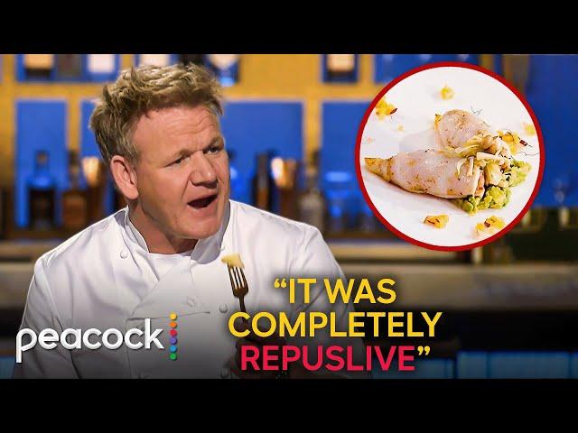 Hell’s Kitchen | 11 Times Gordon Ramsay Freaked Out Over Terrible Dishes