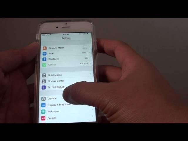 iPhone 6: How to Find WiFi MAC Address