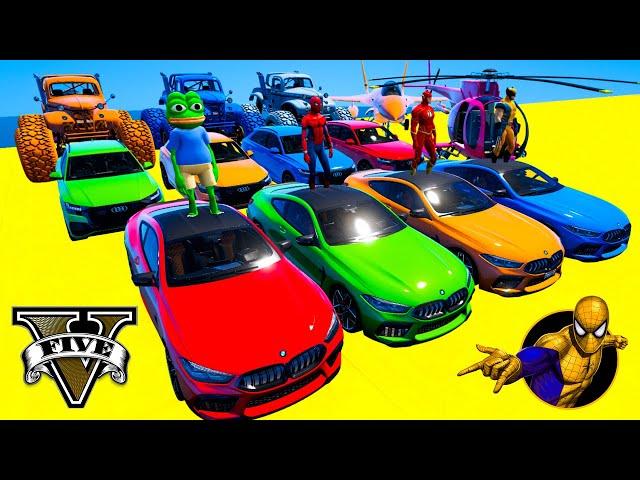 GTA V Epic New Stunt Race For Car Racing Challenge By Trevor 23