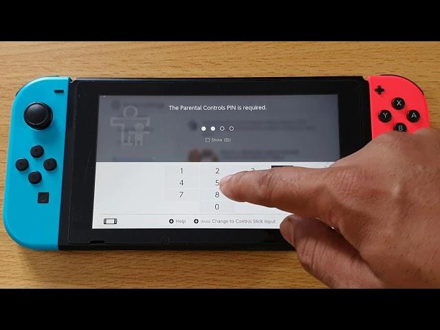 How to Change Nintendo Switch Parental Control PIN ?