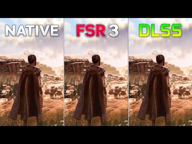 FSR 3 vs DLSS vs Native in Forspoken - Performance Comparison