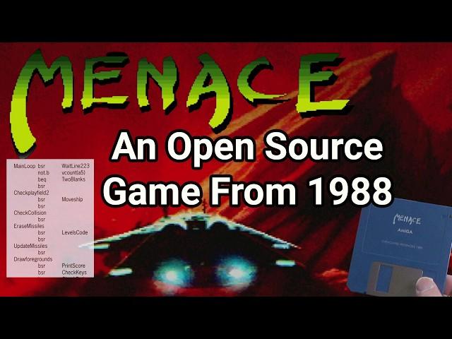 First There Was Menace - An Open Source Amiga Game From 1988