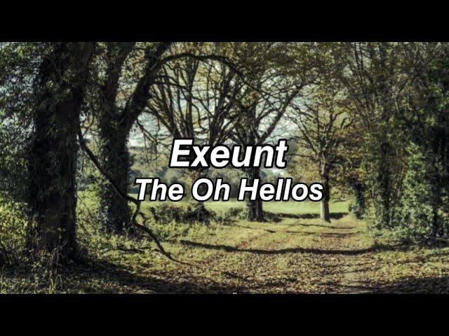 Exeunt - The Oh Hellos (legendado pt-br)