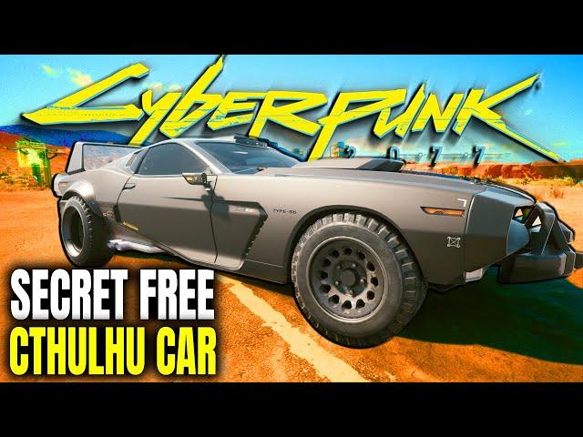 Cyberpunk 2077 - How to Unlock SECRET Type-66 "CTHULHU" Car!