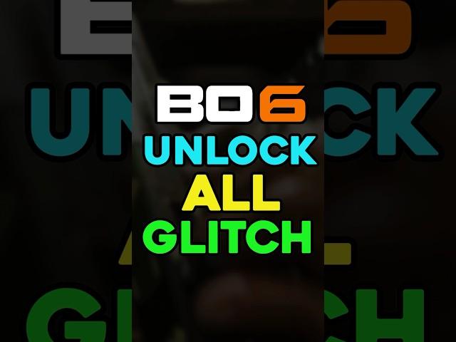 BO6 UNLOCK ALL GLITCH Unlock ANY Camo Instantly - Black Ops 6 Glitches #blackops6 #callofduty