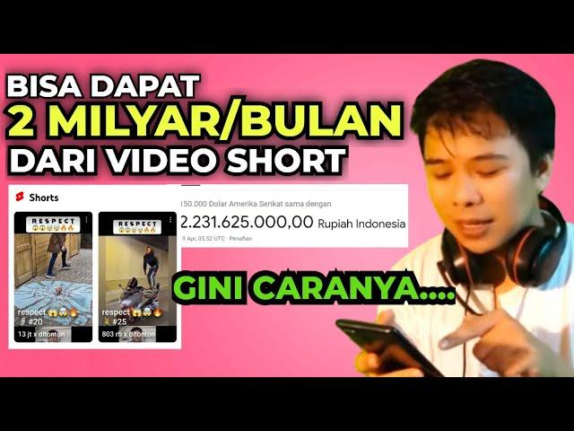 GAJI 2M PERBULAN CUMA EDIT & UPLOAD VIDEO SHORT DI YOUTUBE GINI CARANYA ‼️