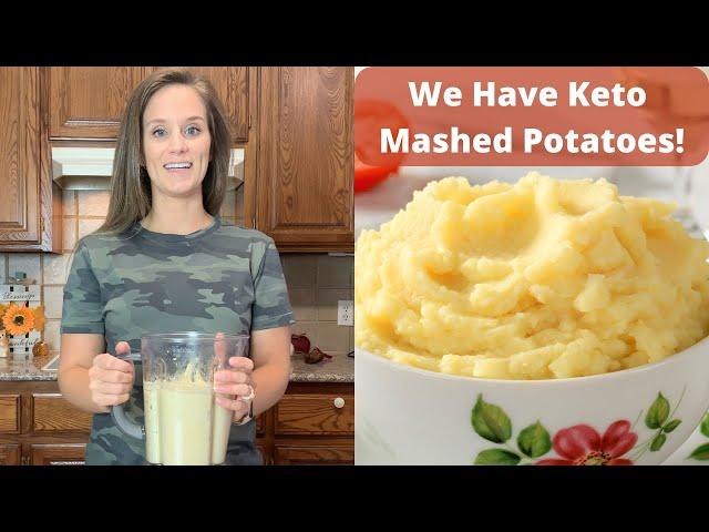 Keto Mashed Potatoes | Mashed Jicama | Keto substitute thats NOT cauliflower