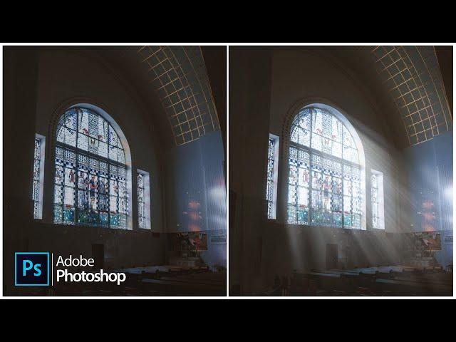 How to make artificial lighting in Adobe Photoshop CC 2021-Photoshop tutorial